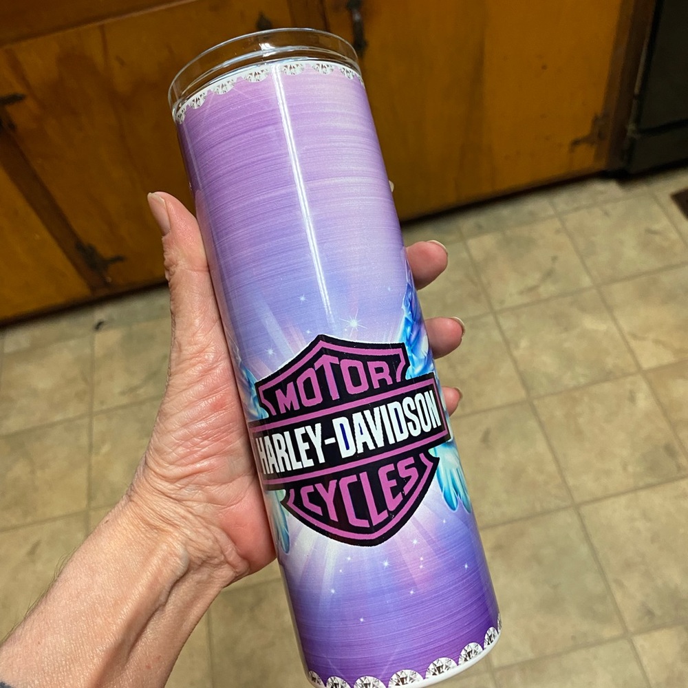 Harley-Davidson Colorful Wings Sublimated Tumbler